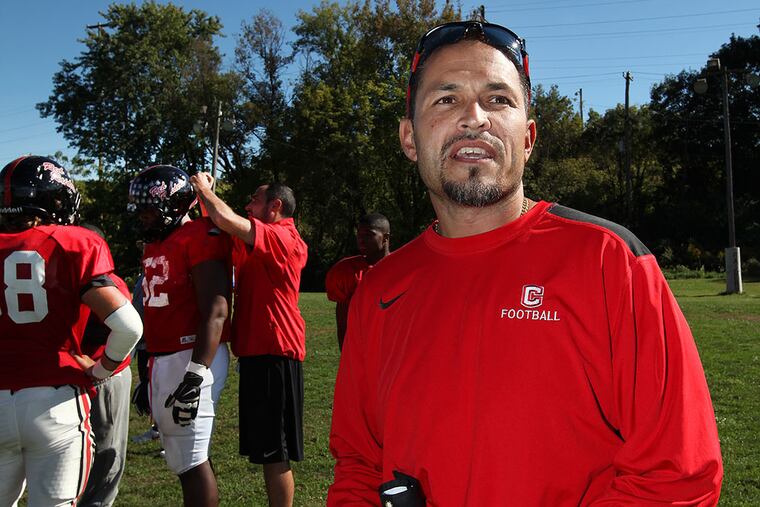 " It's upsetting. But for me, personally, I've been down this road before. I still have a job to do. I have to continue to coach and lead this team." - Matt Ortega, coach of Coatesville's football team. STEVEN M. FALK / Staff Photographer