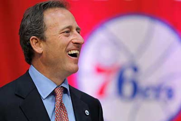 "To join the participants ... as a representative of the Sixers is something that I'm proud to do," Joshua Harris said. (Matt Rourke/AP)
