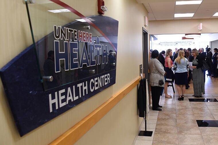 Unite Here Heath Center Grand Opening in Atlantic City, NJ, on May 13, 2014. (Gregg Kohl photo)
