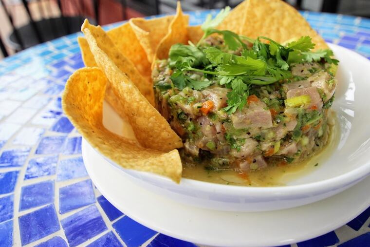 Tartar de salmon at Pala’a in Ardmore.