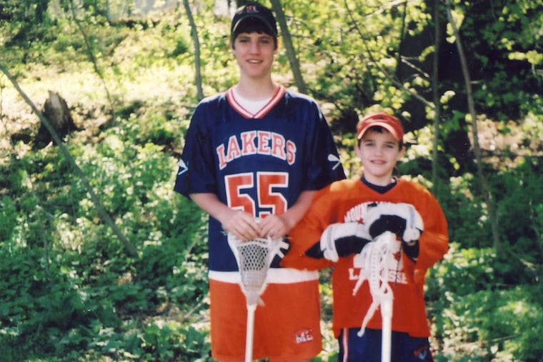 Donald Farrell III, left, and his younger brother, Luke Farrell.