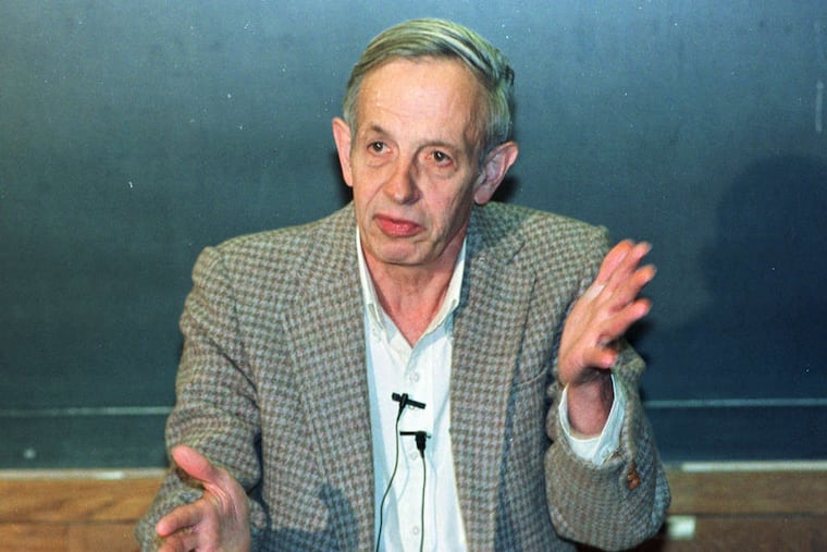 Professor John Nash won the Nobel Prize for economics in 1994. He and his wife, Alicia, died in a car accident Saturday in N.J.
