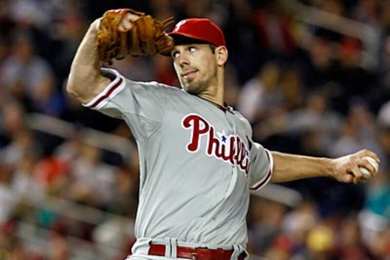Cliff Lee struck out 12 hitters on his way to a complete game shutout on Thursday. (Alex Brandon/AP Photo)