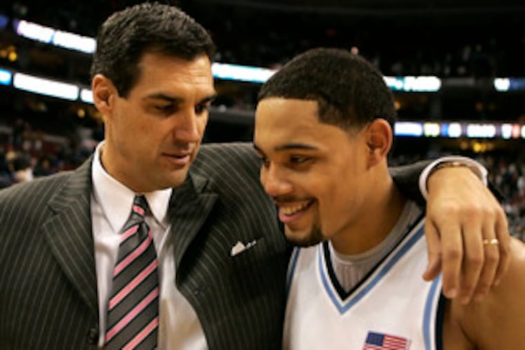 "You couldn't ask for a better way for things to work out," says point guard Scottie Reynolds, who shared a word with coach Jay Wright after a big victory over Texas.