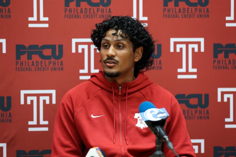 Temple punter Dante Atton is one of the first current players to receive a single-digit number, No. 7. He's also the only special-teams player to receive the honor.