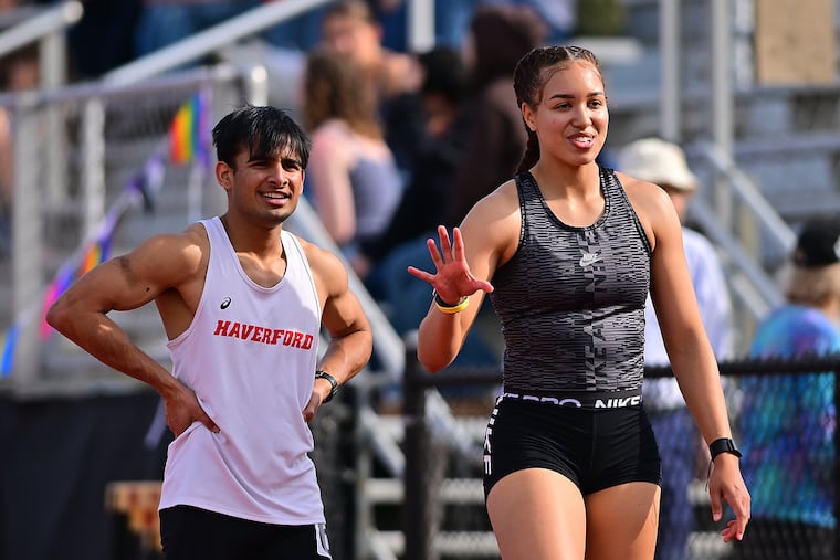 Divonne Franklin is an assistant coach for the Haverford men's track and field team.
