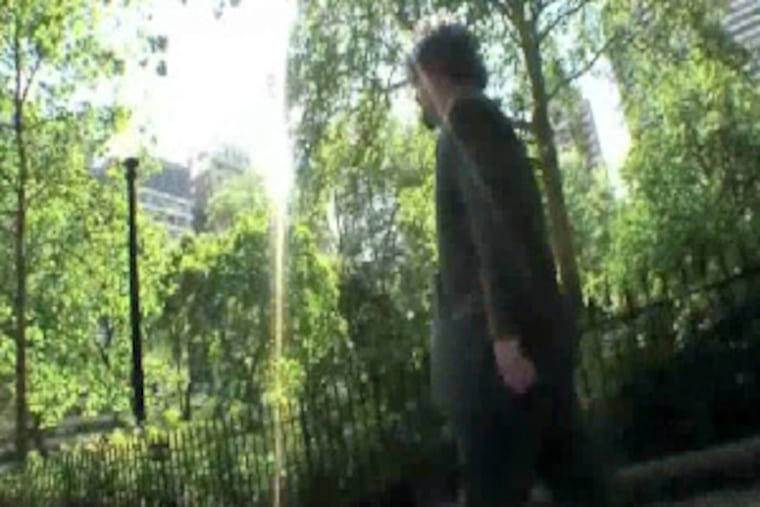 Is that him? Could Craig LaBan be the mysterious walking man pictured in his music video, "Cheeseburger, I Hold"? (See link below.)