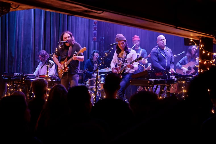 The War on Drugs rehearses at Johnny Brendas in Phila., Pa. on Sun., Dec. 18, 2022.