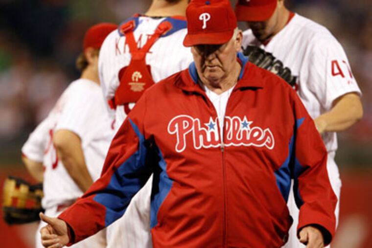 Charlie Manuel and the Phillies failed to make the playoffs for the first time since 2006. (Yong Kim/Staff file photo)
