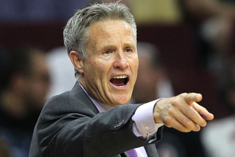 Sixers head coach Brett Brown. (Yong Kim/Staff Photographer)