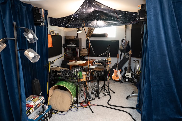 A finished basement where Emmett could play the drums was a priority.