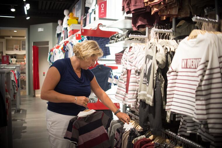 Agathe Boidin, President of Orchestra Prémaman USA Inc., at its first U.S. store, in the King of Prussia Mall. CAMERON B. POLLACK / Staff Photographer
