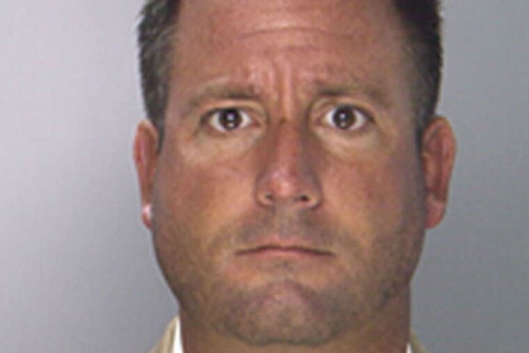 Detective Ronald Dove was fired in November 2013 amid allegations that he helped his girlfriend cover up a murder. He pleaded guilty Wednesday and was sentenced to 30 days in jail and three years probation.