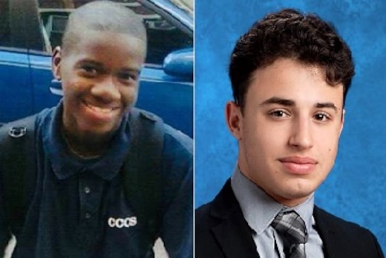 Caleer Miller, left, and Salvatore DiNubile