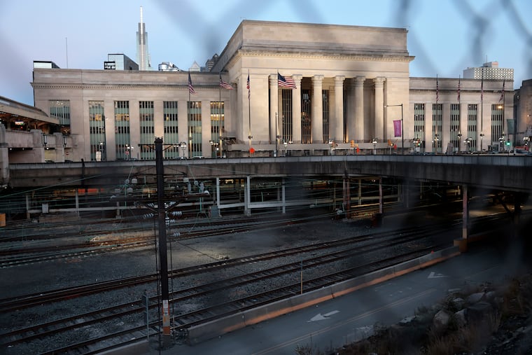 The west-facing side of William H. Gray III 30th Street Station in Philadelphia on Oct. 21.