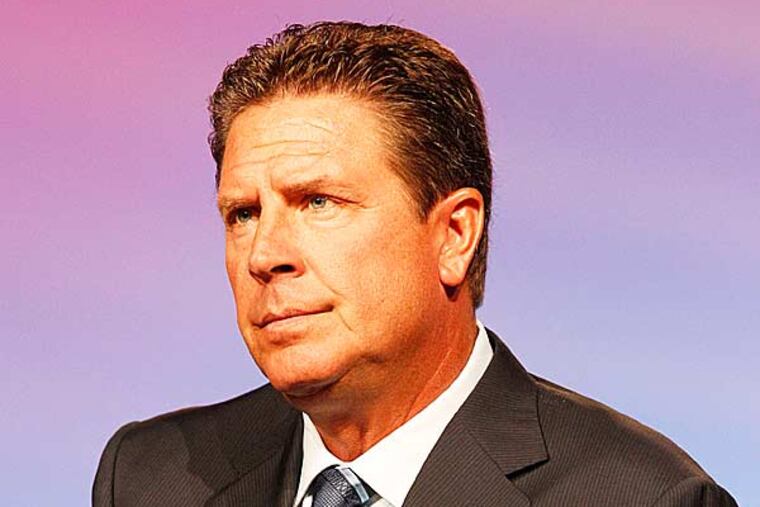 Former Miami Dolphins quarterback Dan Marino appears at the AARP convention in New Orleans, Friday, Sept. 21, 2012. (Bill Haber/AP file)