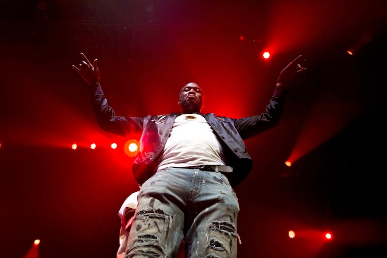 Meek Mill performs at the Fillmore in Northern Liberties for a private show presented by Jay-Z's Tidal in support of his new album, Wins and Losses, Monday, July 24, 2017.