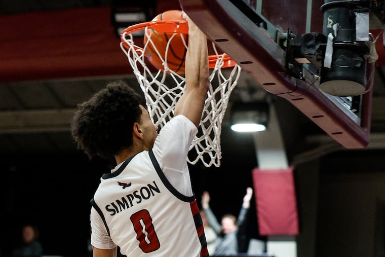 St. Joe's guard Derek Simpson finished with 13 points against Colorado State on Wednesday night.