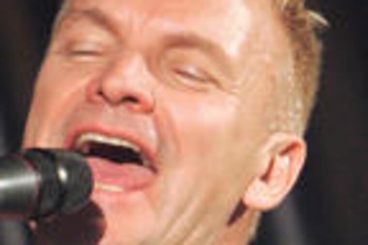Sting says he's feeling the warmth for the reunited Police.
