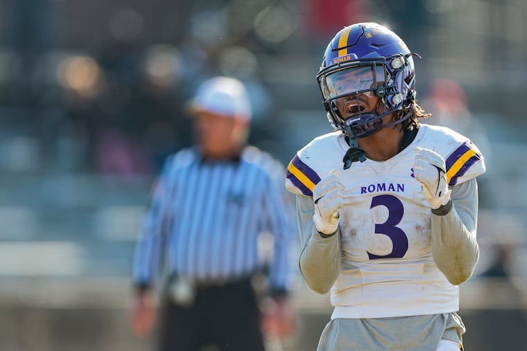 Roman Catholic's Jamir Robertson during a win against Frankford on Nov. 24.