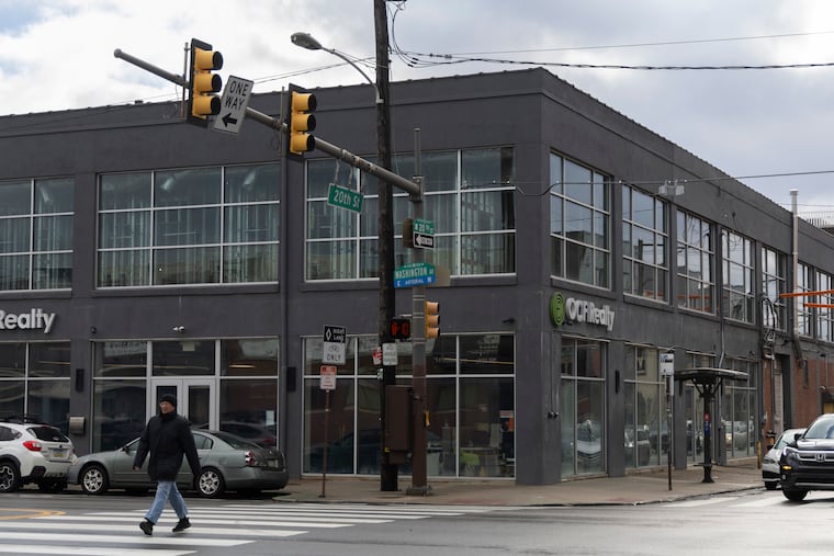 The OCF Realty Office at 20th and Washington Streets in Philadelphia, Pa. on Sunday, Jan. 7, 2024.