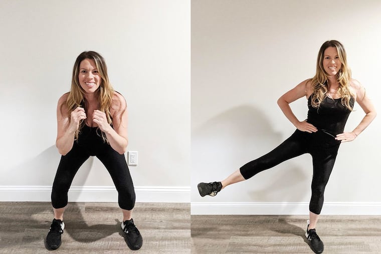 Squat Lateral Leg Lift