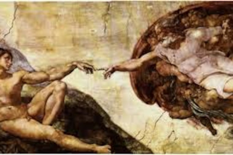 Michelangelo's "The Creation of Adam"