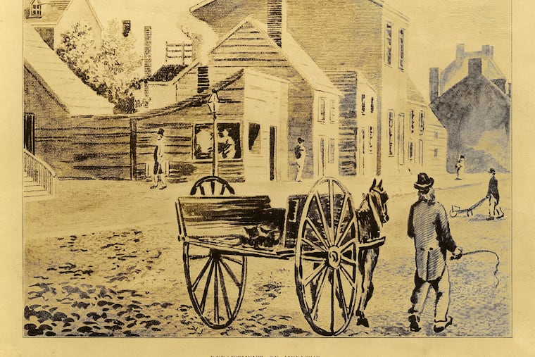 Anatomical Theater at the College of Philadelphia Medical School located at 5th and Walnut Street, late 18th early 19th century.