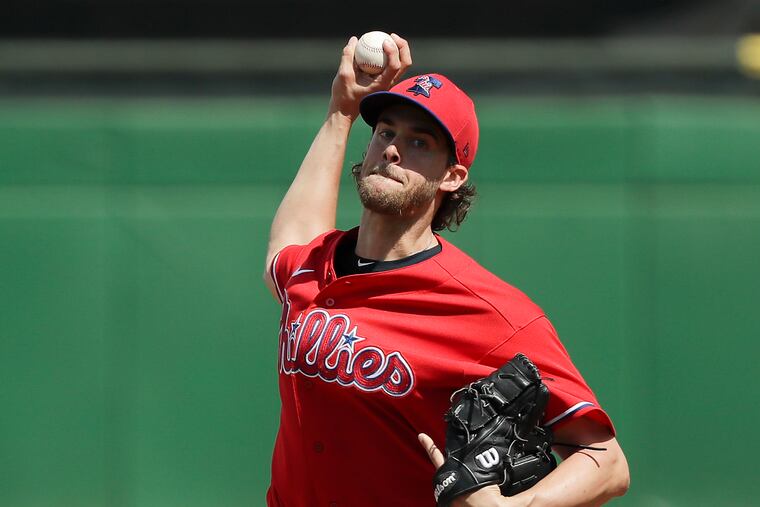 Phillies pitcher Aaron Nola has the flu, manager Joe Girardi says.