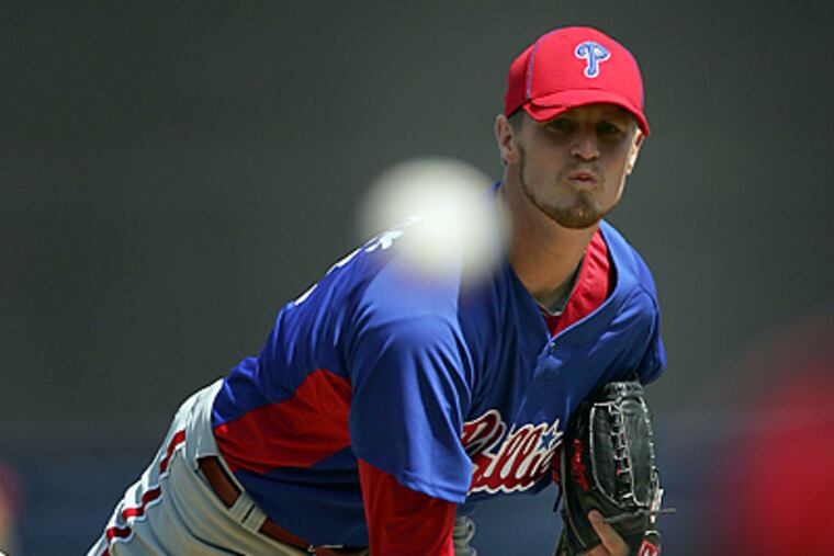 The Phillies' Kyle Kendrick pitches against the New York Yankees. ( David Swanson / Staff Photographer )