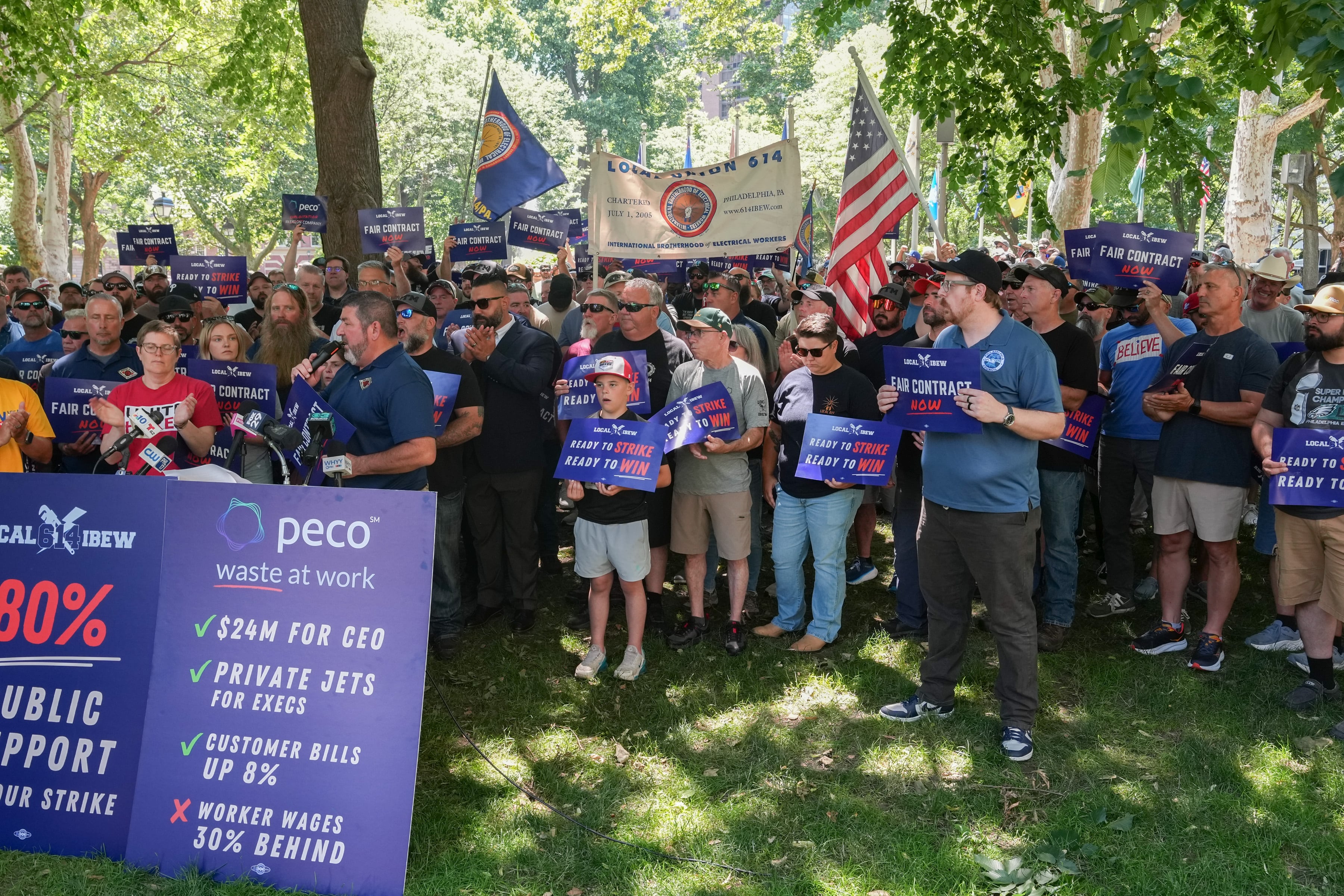Peco workers approve labor deal with wage increases and pension protections after three-day strike