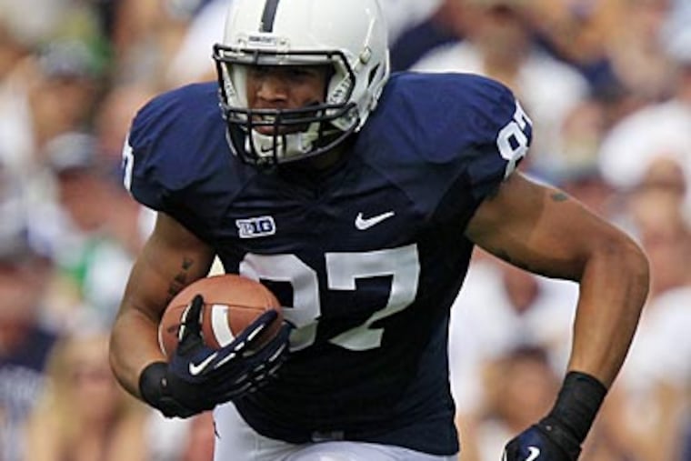 "It's great to be in this offense, but you still got to be able to make the play," Penn State's Kyle Carter said. (Gene J. Puskar/AP)