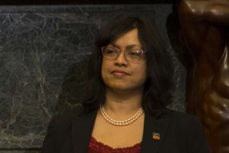 Nina Ahmad is leaving her job as Philadelphia’s deputy mayor for public engagement to challenge U.S. Rep. Bob Brady in the May 2018 Democratic primary election.