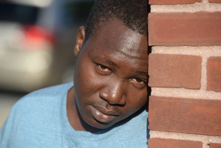 Irene Ndizeye arrived in Philadelphia from a refugee camp in Africa, and hopes the rest of his family can join him.