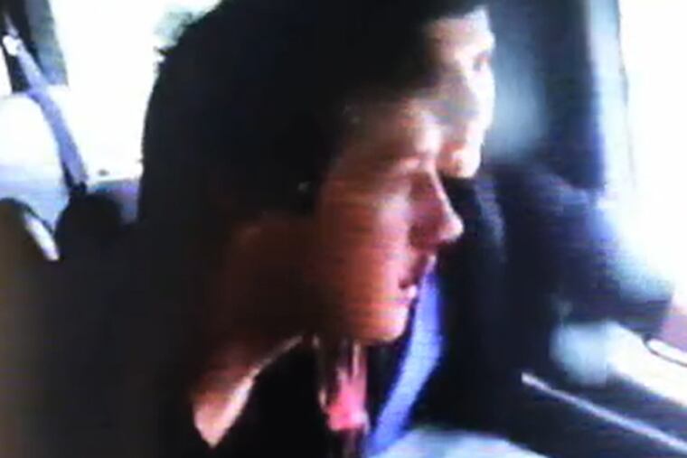 Two students are seen on grainy video being taunted relentlessly aboard a school bus for about 30 seconds before another student appears and sucker punches one of the victims in the face.