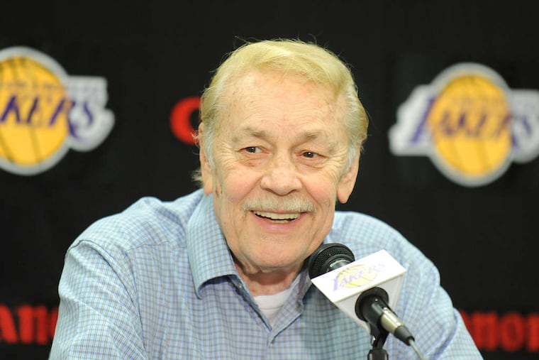 Lakers owner Jerry Buss in 2010. He died Monday at Cedars-Sinai Medical Center in Los Angeles.