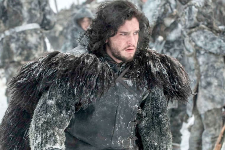 Kit Harington as Jon Snow in "Game of Thrones" season opener.