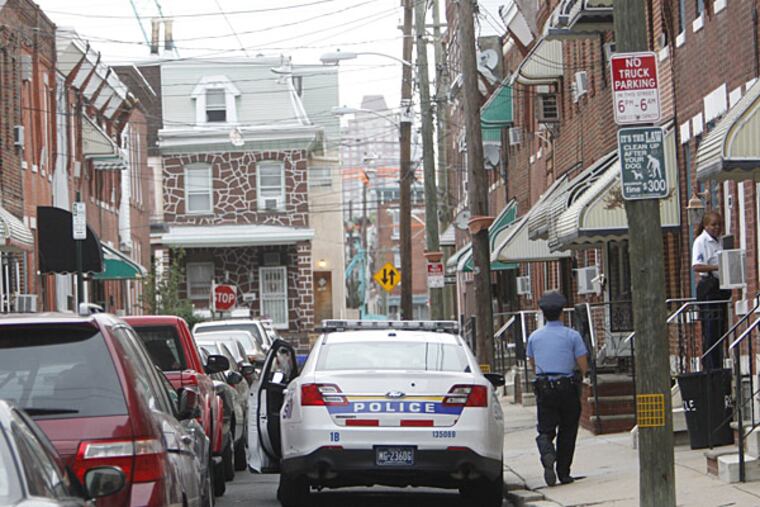 Police investigate a report of an attempted break-in along the 1800 block of Rosewood St. this morning, the same block where a home invasion recently occurred. Police were still determining whether the cases are related.