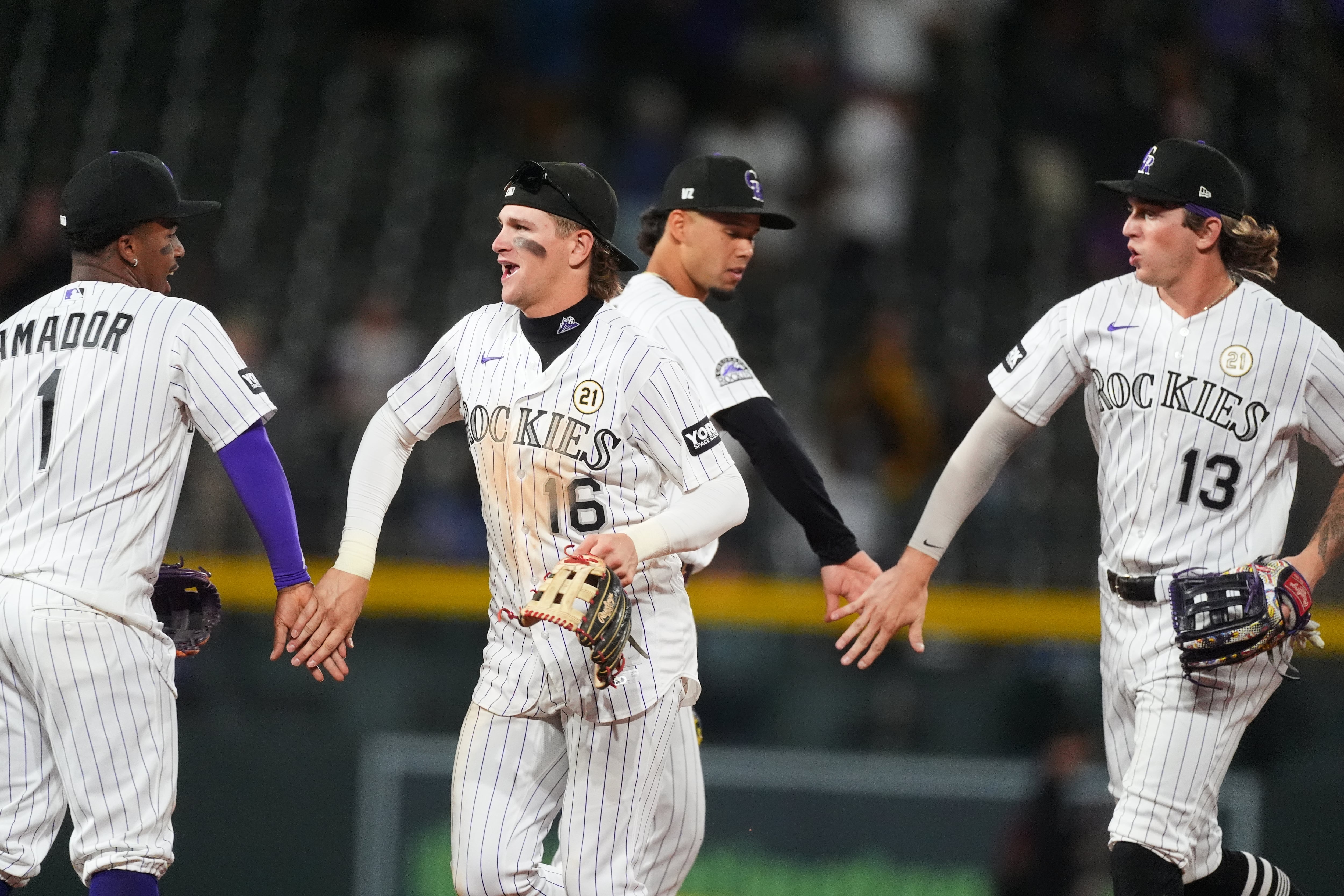 Cole Carrigg goes 4 for 5 and the Rockies defeat the Padres 9-3 to end their 8-game losing streak