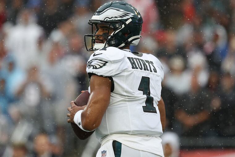 Jalen Hurts looks to lead the Eagles to 2-0 as the Birds take on the Minnesota Vikings on Amazon Prime Videos' "Thursday Night Football."