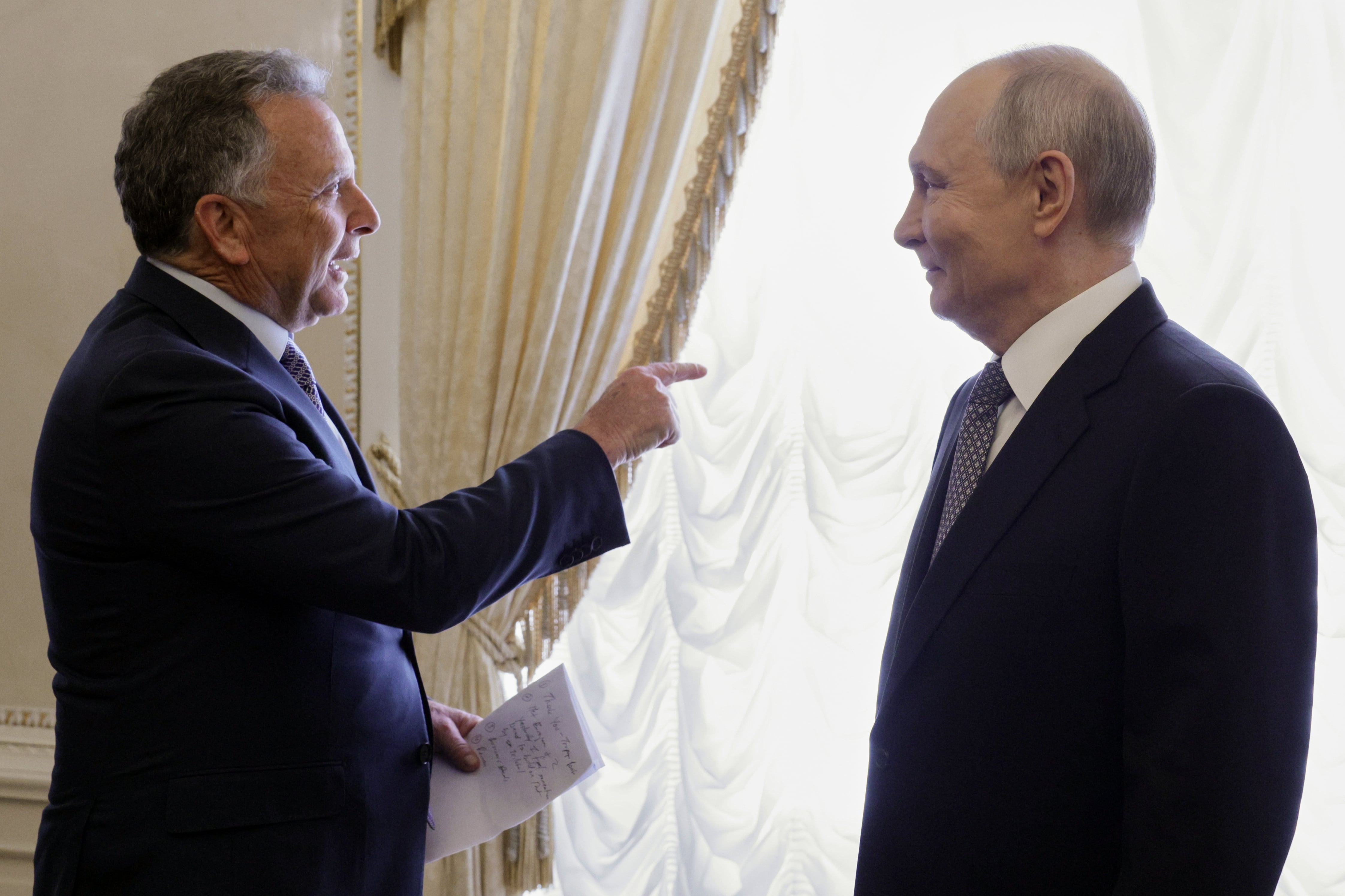 Trump envoy Witkoff meets Putin in St. Petersburg for Ukraine war talks
