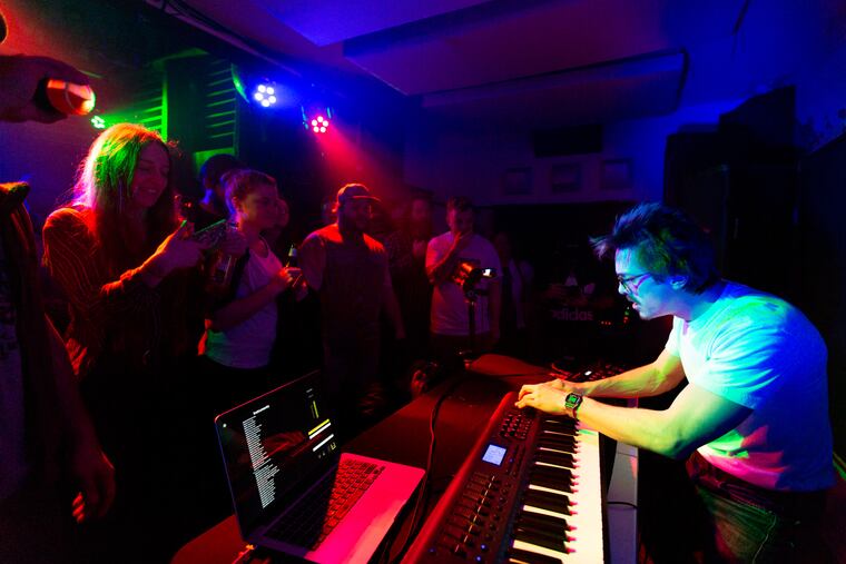 Rebillet performs at the Boom Room in Fishtown Friday, December 21, 2018. MARGO REED / Staff Photographer