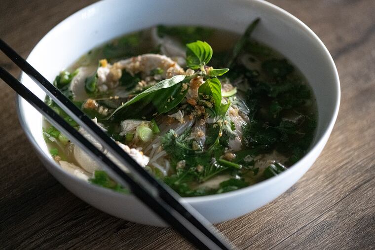 Mawn Noodle Soup is shown at Mawn restaurant in South Philadelphia on Wednesday, May 18, 2023.