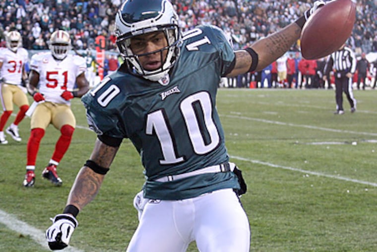 The Eagles are unlikely to restructure DeSean Jackson's contract. (Yong Kim / Staff Photographer)