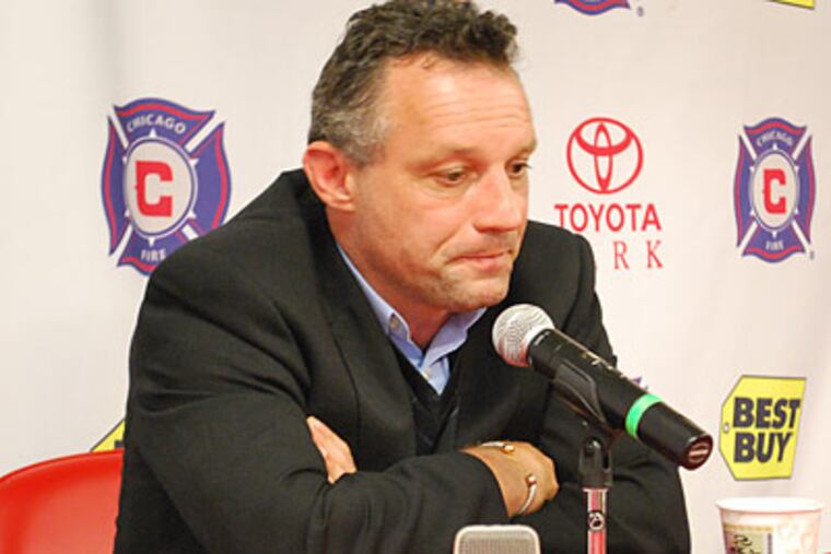 Coach Peter Nowak and the Union are 2-7-1 on the season. (Jonathan Tannenwald / Philly.com)