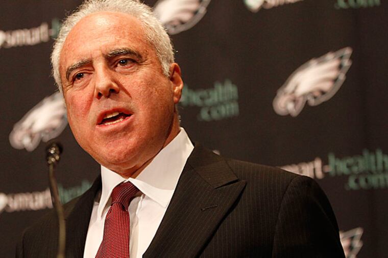 Jeffrey Lurie, owner of the Philadelphia Eagles announces the firing
of head coach Andy Reid.