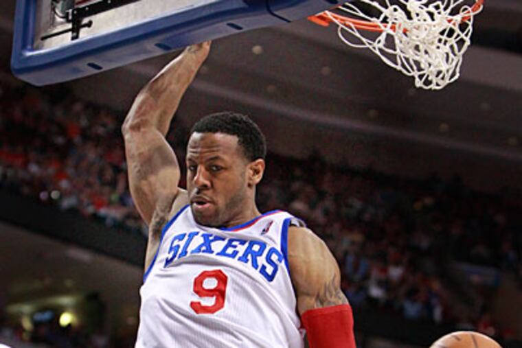 Andre Iguodala has scored 41 total points in the Sixers' four games against the Bulls. (Ron Cortes/Staff Photographer)