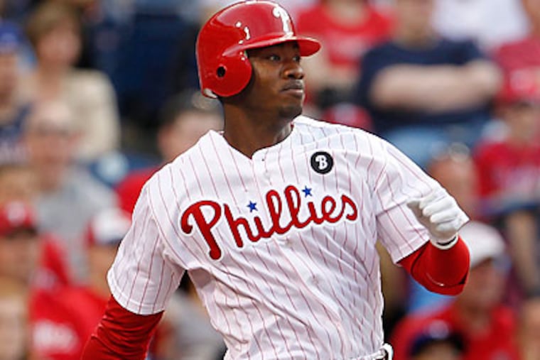 Ruben Amaro Jr. said Domonic Brown still "has a chance to be an impact type of a player." (Ron Cortes/Staff file photo)
