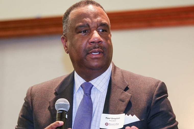 Rowan College at Burlington County President Paul Drayton Jr., in Glassboro, NJ, Monday, January 11, 2016. ( STEVEN M. FALK / Staff Photographer )