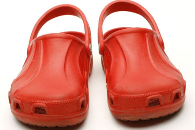 Crocs "Professional" model gardening clogs. (Joanne Ho-Young Lee/San Jose Mercury News/MCT)